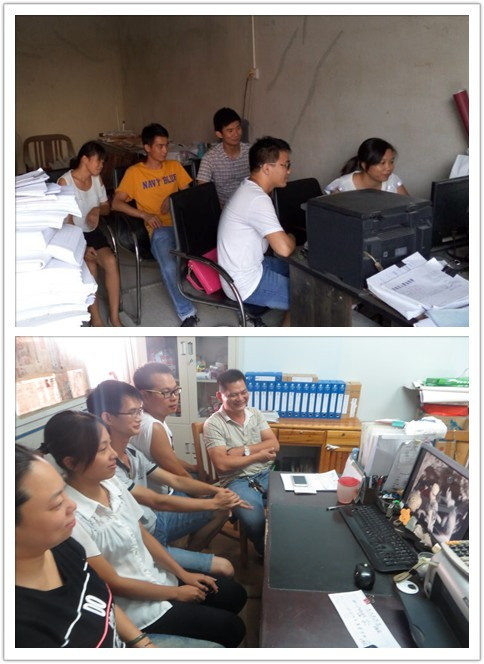 项目部组织旁观红色经典电影