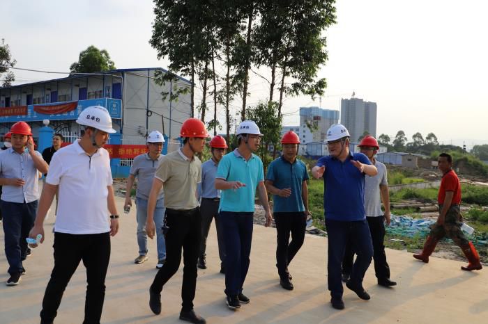 21.1陈祖训到贺州棚改项目调研。侯健杰 摄700.JPG